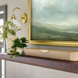 Hearth & Hand with Magnolia Wood‎ & Brass Finish Dolby Digital Soundbar NWT